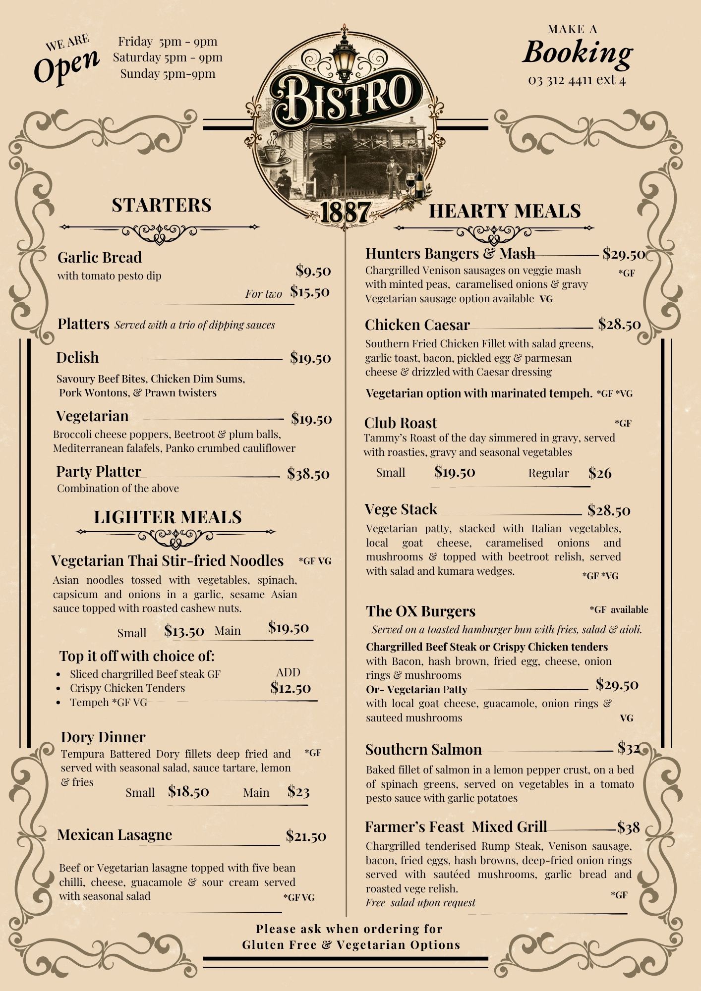 Bistro 1887 Pg 1 26426