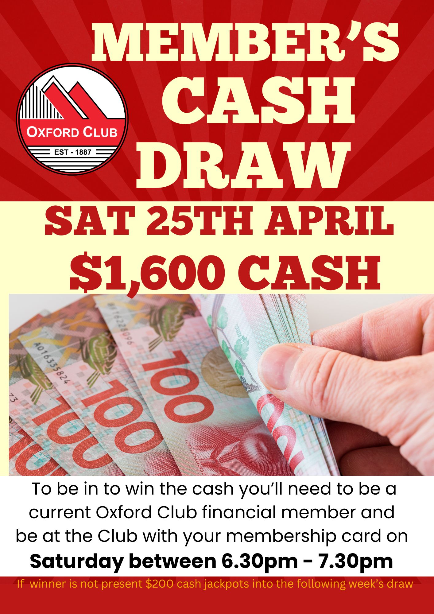 Cash Draw Weekly 25426