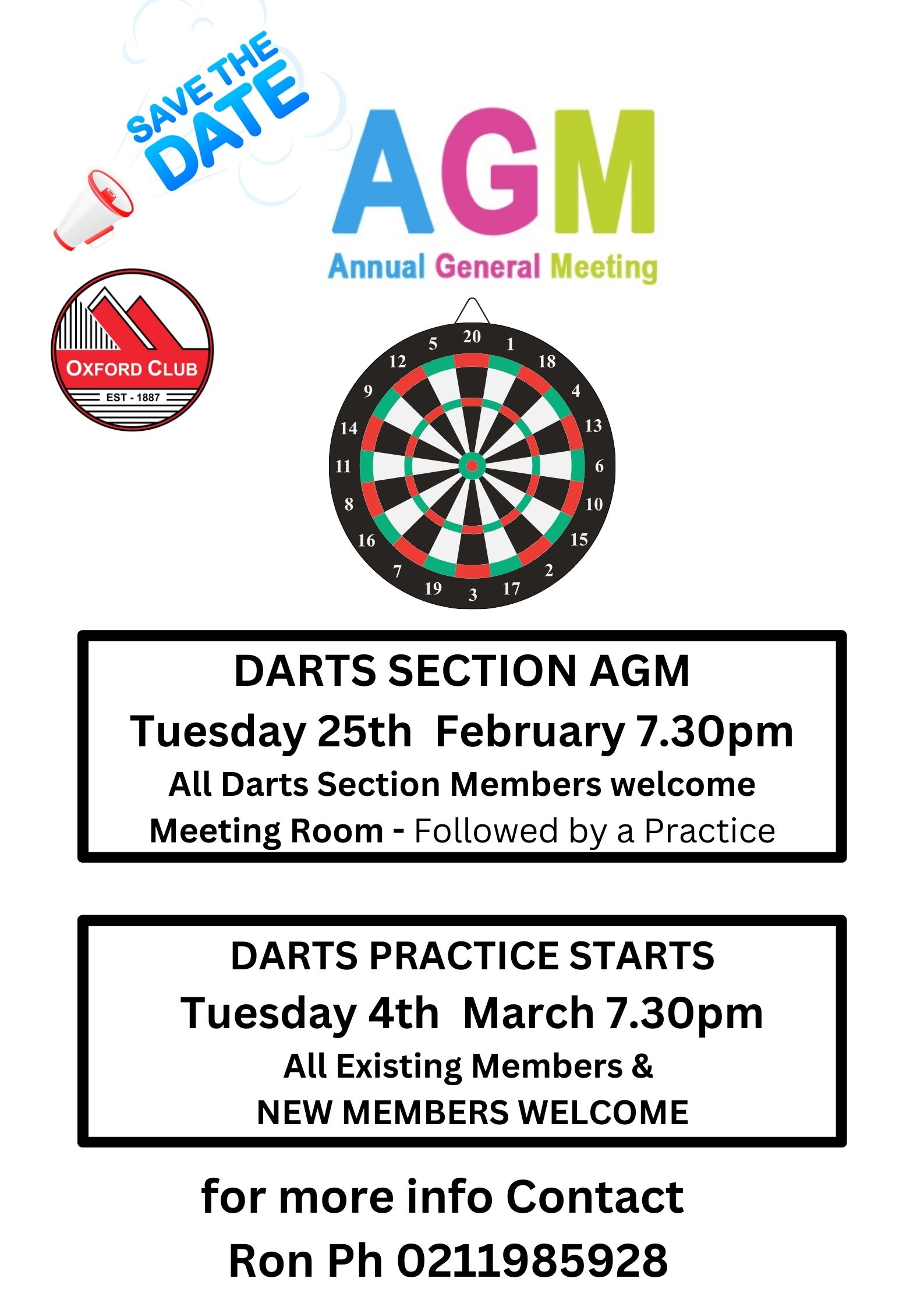 Darts SEction AGM 2025