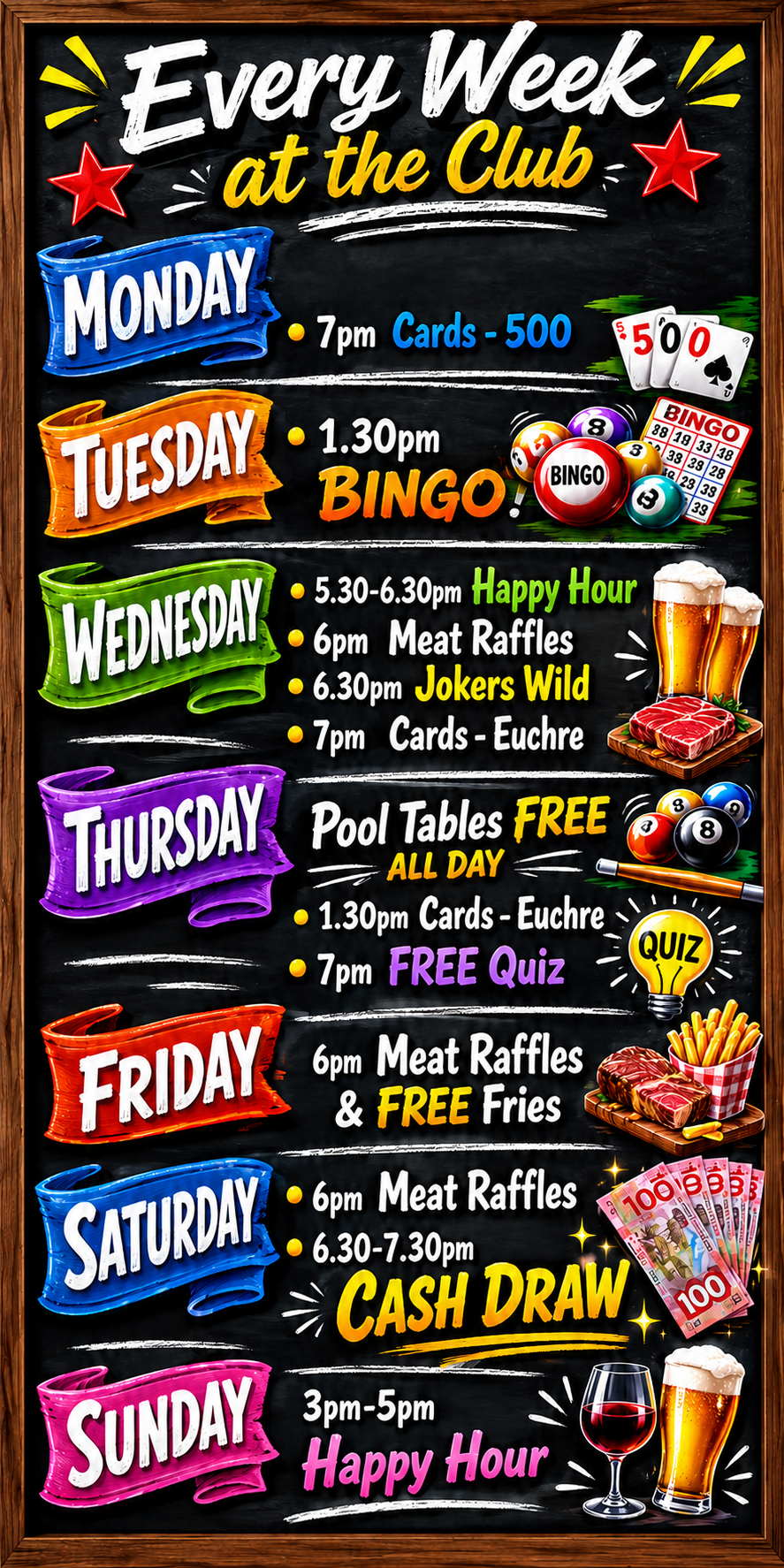 Every Week at the Club poster Oct 26