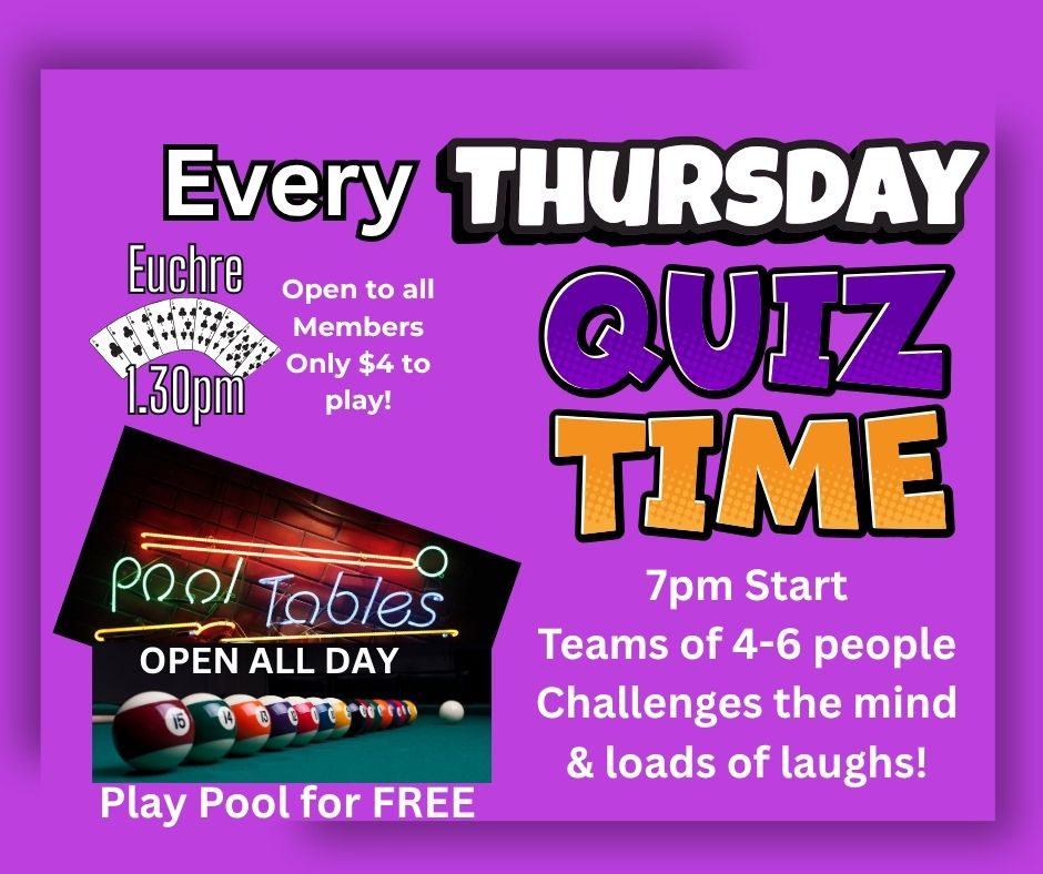 Open Tables ALL DAY THURSDAY Facebook Post