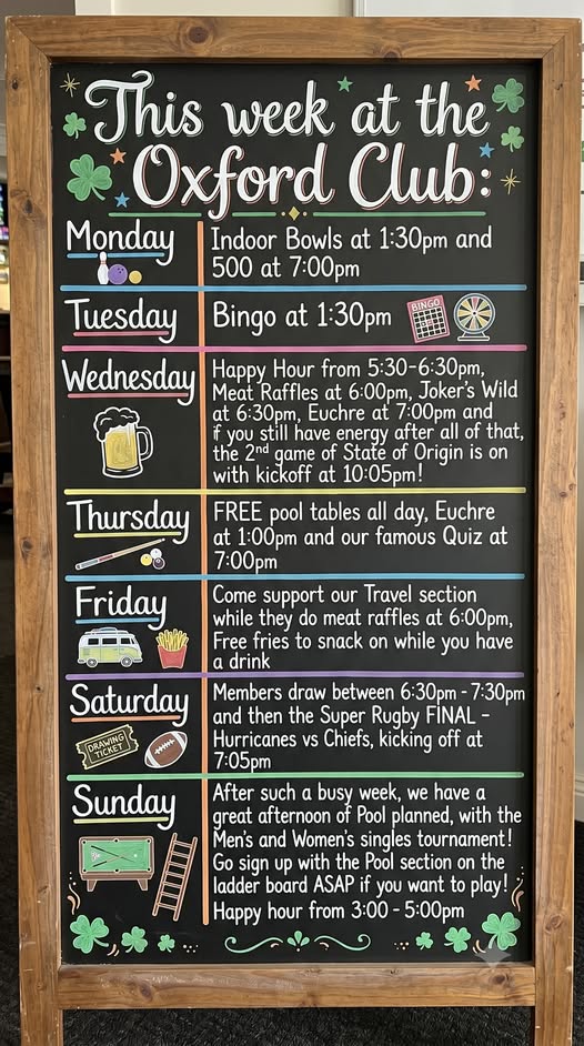 This week at the Club WE 21626