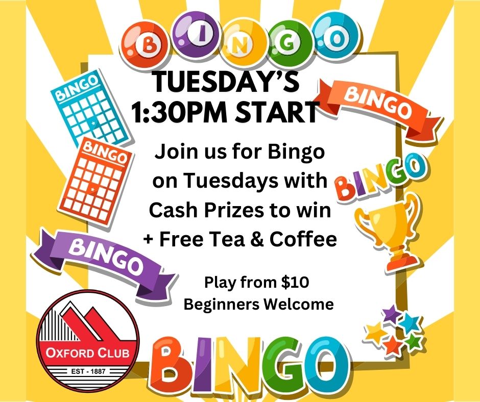 Tuesday Bingo Feb 25